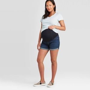🌻 3/25 🌻 Crossover Isabell Maternity Jean Shorts